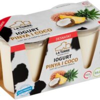 Yogurt Skimmed Pineapple and Coconut La Torre