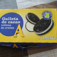 Galleta from Cocoa rellena from Cream