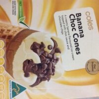 Banana Choc Cones
