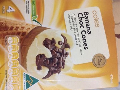 Banana Choc Cones Banana Choc Cones