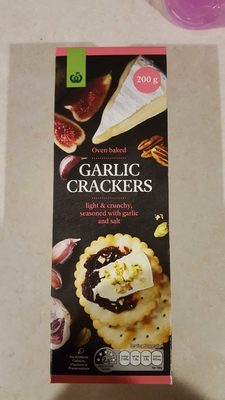 Oven Baked Garlic Crackers Oven Baked Garlic Crackers