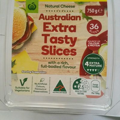 Extra Tasty Cheese Slices Extra Tasty Cheese Slices