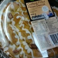 Custard Filled Pecan Danish Custard Filled Pecan Danish