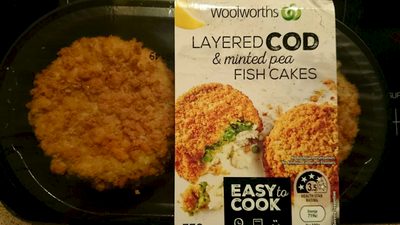 layered cod and Minted peas layered cod and Minted peas