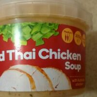 red thaï chicken soup