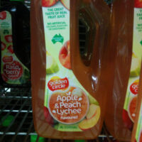 Golden Circle Apple & Peach Lychee Flavored cordial
