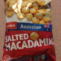 Coles Australian Salted Macadamias