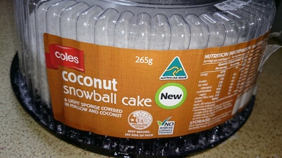 Coconut snowball cake Coconut snowball cake
