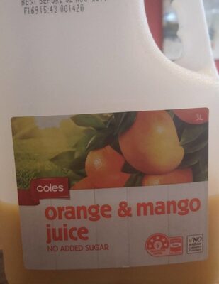 Orange & Mango Juice Orange & Mango Juice
