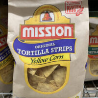 Mission Original tortilla strips yellow corn