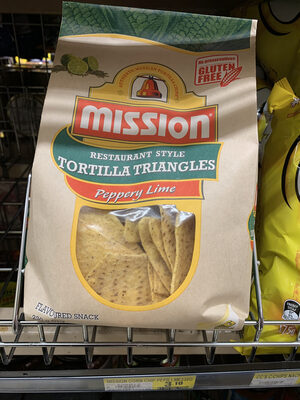 Mission tortilla triangles Peppery Lemon Mission tortilla triangles Peppery Lemon