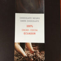 Dark Chocolate bar 100% Cocoa