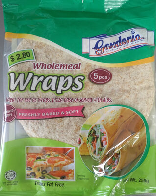Wholemeal Wraps 5pcs Wholemeal Wraps 5pcs