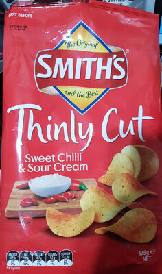 Thinly Cut Sweet Chilli & Sour Cream Potato Chips Thinly Cut Sweet Chilli & Sour Cream Potato Chips