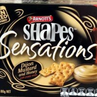 Shapes sensations dijon Mustard and honey with Popy seeds