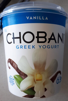 Chobani Greek Yogurt Vanilla Chobani Greek Yogurt Vanilla