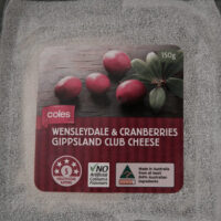 Wensleydale & Cranberries Gippsland Club Cheese