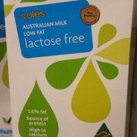 Coles Lactose Free Milk Low Fat