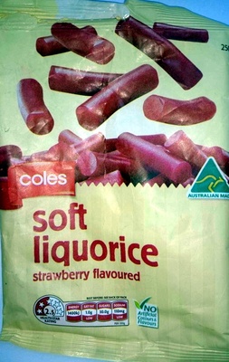 Soft Liquorice Strawberry Flavored Soft Liquorice Strawberry Flavored