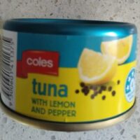 Coles Tuna with Lemon and Pepper