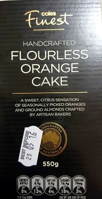 Handcrafted Flourless Orange Cake Handcrafted Flourless Orange Cake