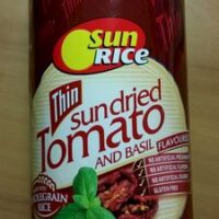 Sun Rice Thin Sundried Tomato and Basil Flavored Rice Cakes