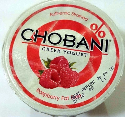 Chobani Greek Yogurt – Raspberry Chobani Greek Yogurt - Raspberry