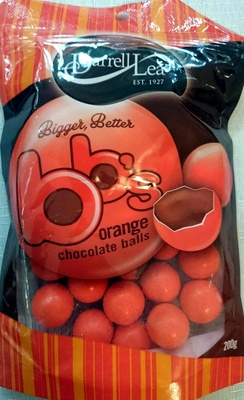 BBs Orange Chocolate Balls BBs Orange Chocolate Balls