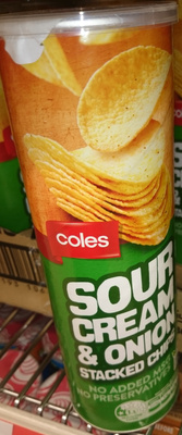 Sour Cream & Onion Stacked Chips Sour Cream & Onion Stacked Chips