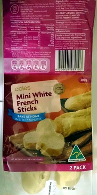 Mini White French Sticks