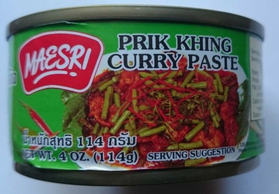 Prik Khing Curry Paste Prik Khing Curry Paste