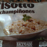Risotto from Champinones. Mercadona.