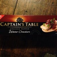 Captain’s Table Cracked Pepper Water Crackers Captain's Table Cracked Pepper Water Crackers