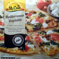 Mediterranean Vegetable Ultra Thin Pizza