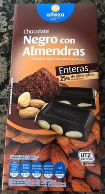 Black Chocolate with Almonds Black Chocolate with Almonds