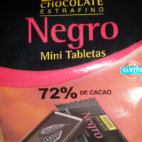 Chocolate Extrafino negro Mini tabletas