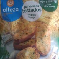Panecillos tostados with Garlic and peregil