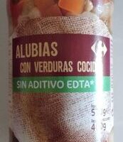 Alubias with Vegetables Cooked