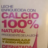 Milk enriquecida with Calcio 100% Natural