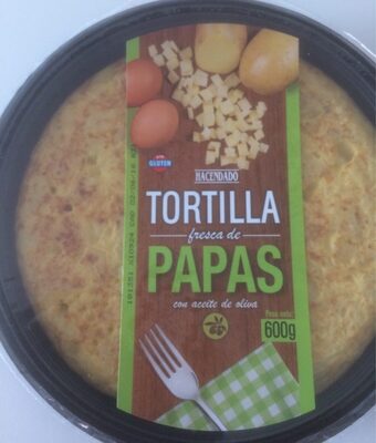 tortilla from Papas tortilla from Papas