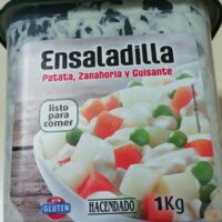 Ensaladilla Patata, Carrots and Guisante