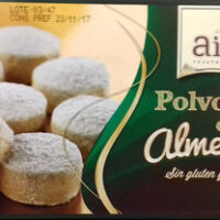 Polvorones from Almond Gluten Free and without Lactose