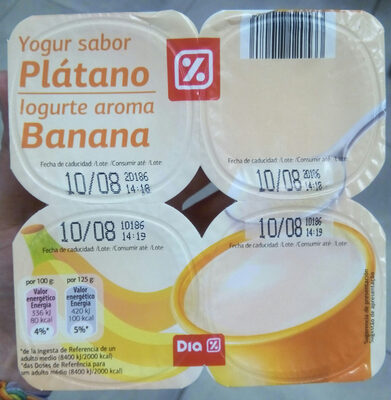 Yogurt Bananas Flavour Yogurt Bananas Flavour