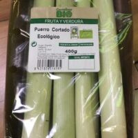 Puerro cortado