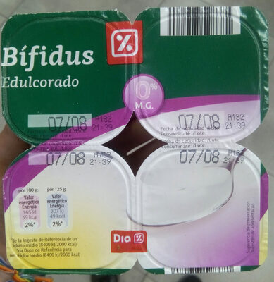 Bifidus edulcorado Bifidus edulcorado