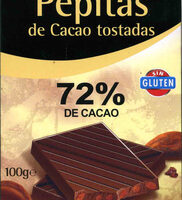 Black Chocolate with Pepitas from Cocoa 72% Cocoa