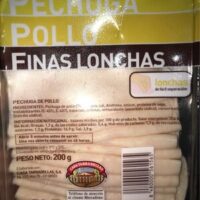 Pollo finas lonchas