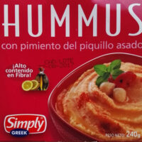 Hummus with Pepper Piquillo asado