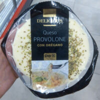 Cheese provolone with Oregano