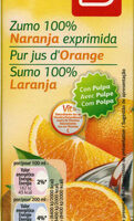 Zumo from Orange exprimida with Pulpa